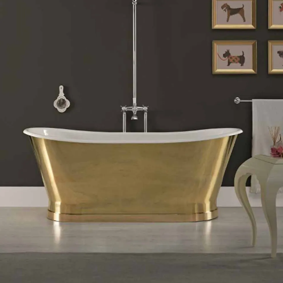 Freestanding Badewanne mit Messing Bezug Roy
