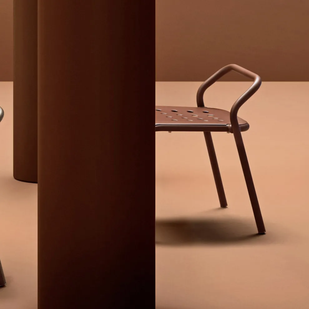 Gartenstuhl Aluminiumstruktur Made in Italy - Noss by Varaschin