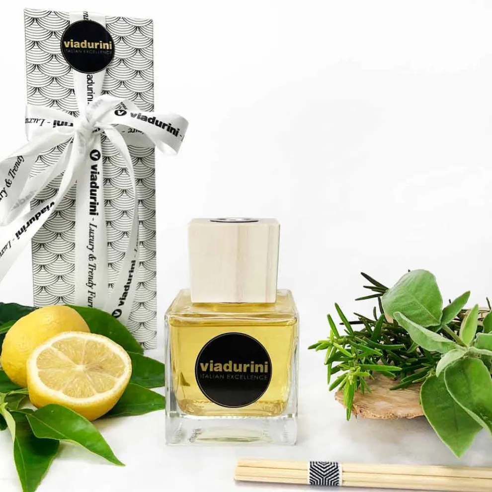 Raumduft Diffuser Bergamotte Duft 200 ml mit Stäbchen - Ladolcesicilia