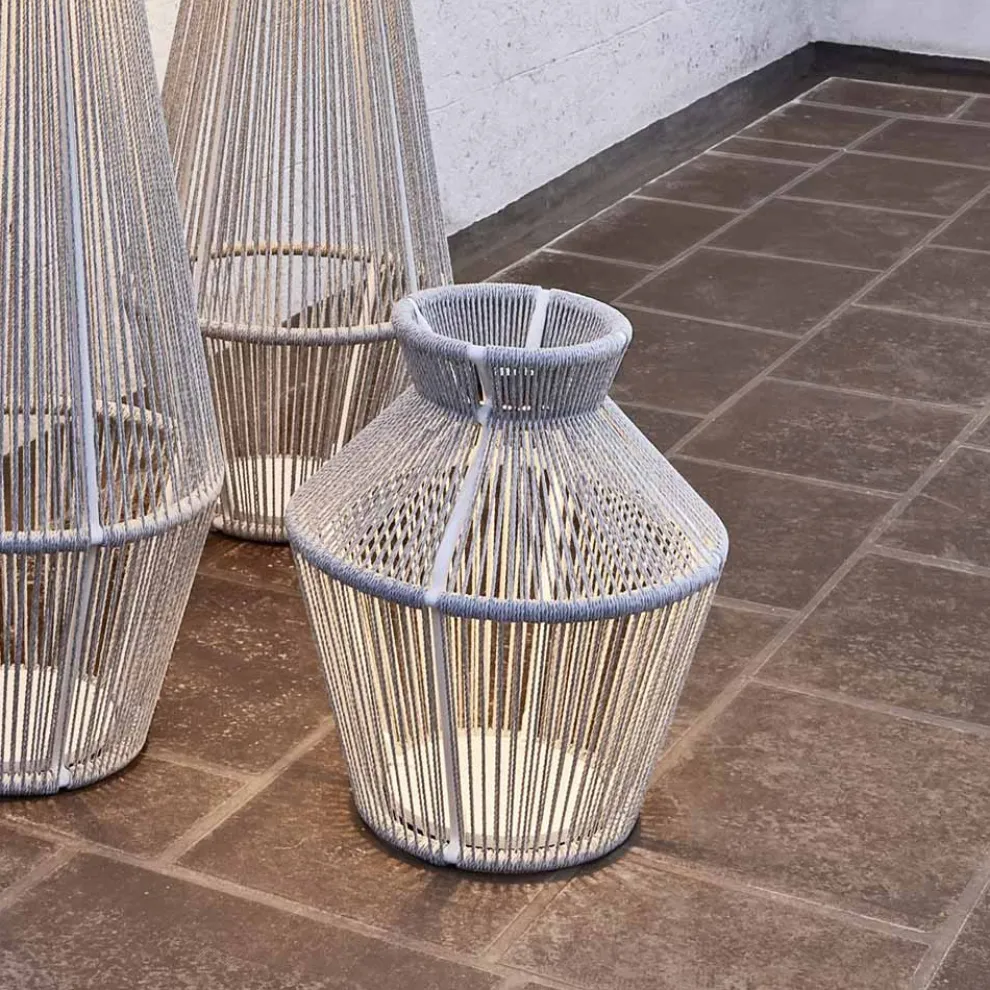 Gartenlampe aus Faser und Aluminium Made in Italy - Cricket von Varaschin