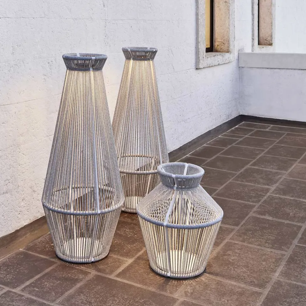 Gartenlampe aus Faser und Aluminium Made in Italy - Cricket von Varaschin