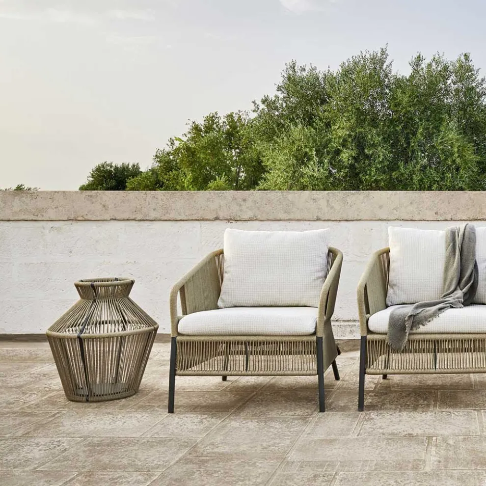 Gartenlampe aus Faser und Aluminium Made in Italy - Cricket von Varaschin