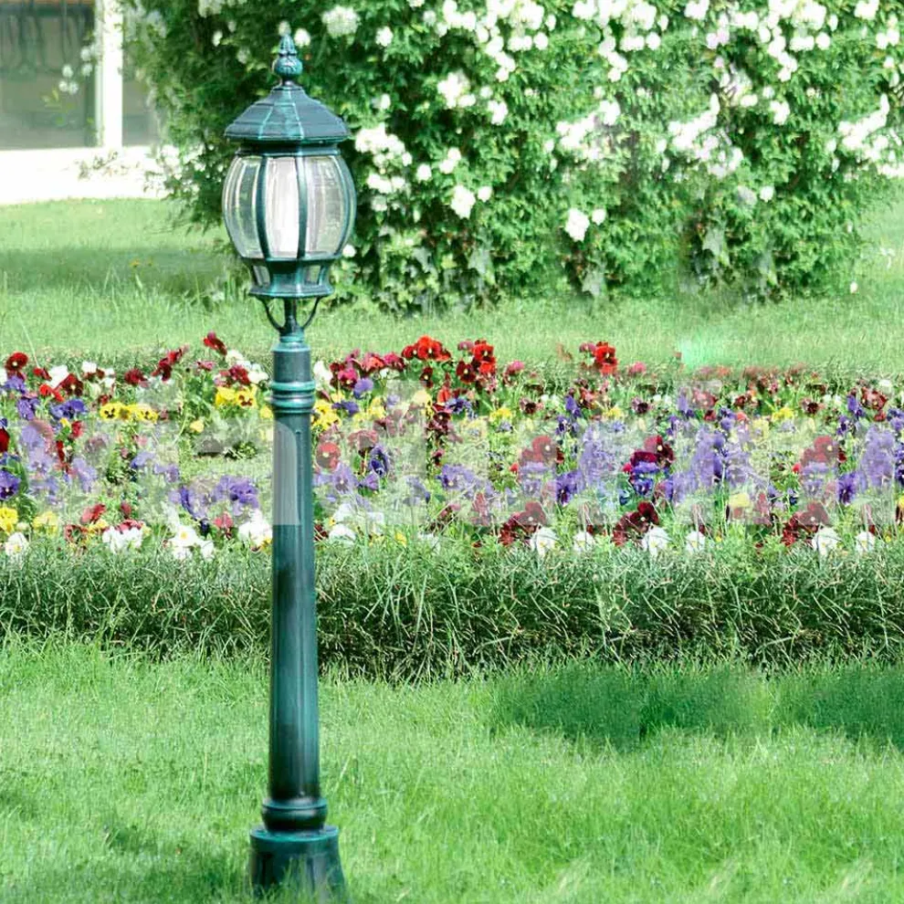Gartenlaterne aus Aluminiumdruckguss, made in Italy, Anika