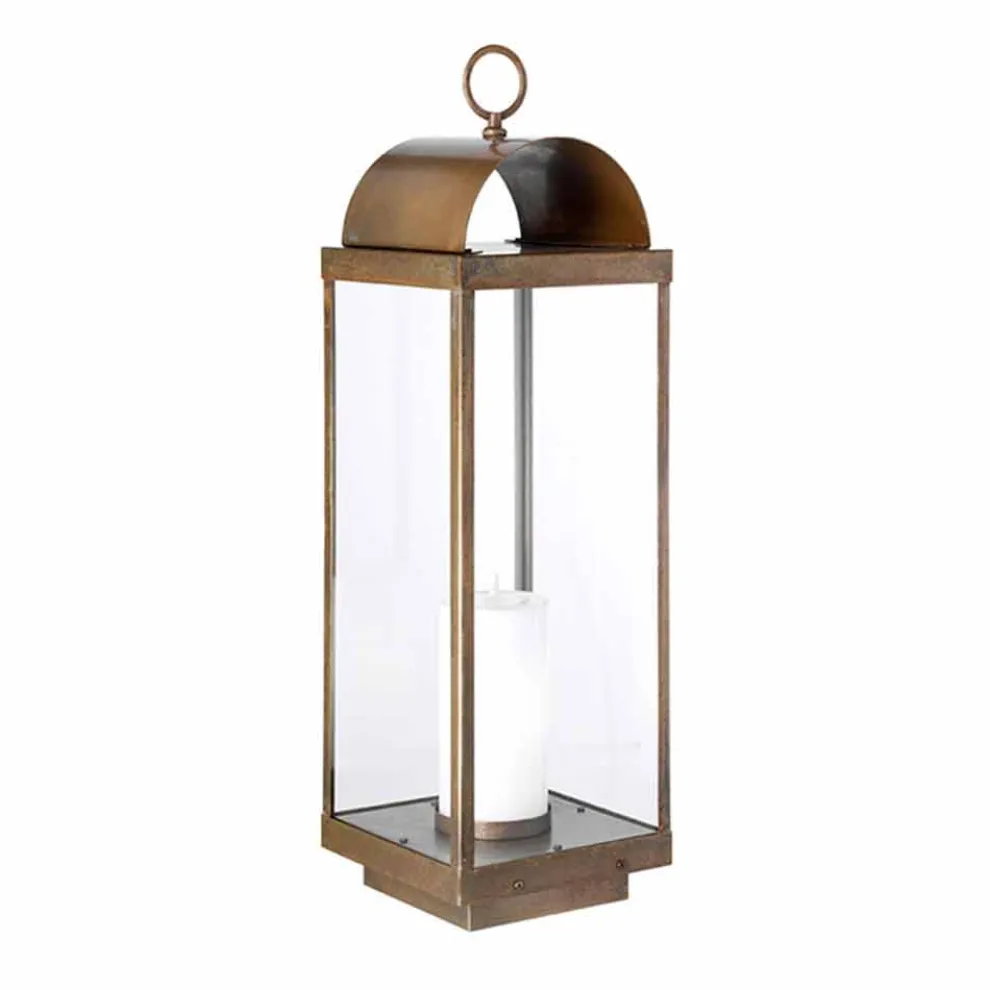 Gartenlaterne Windlichter aus Messing oder Eisen mit Kerzenhalter Il Fanale