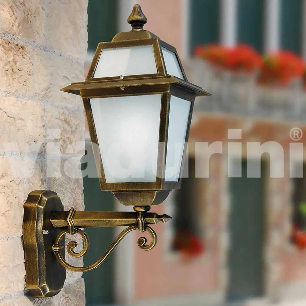 Gartenwandleuchte aus Aluminium, hergestellt in Italien, Kristel