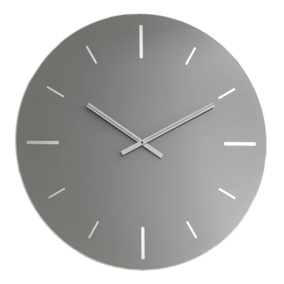 Rundes Design Wanduhr aus farbigem Acrylglas - Zaronte