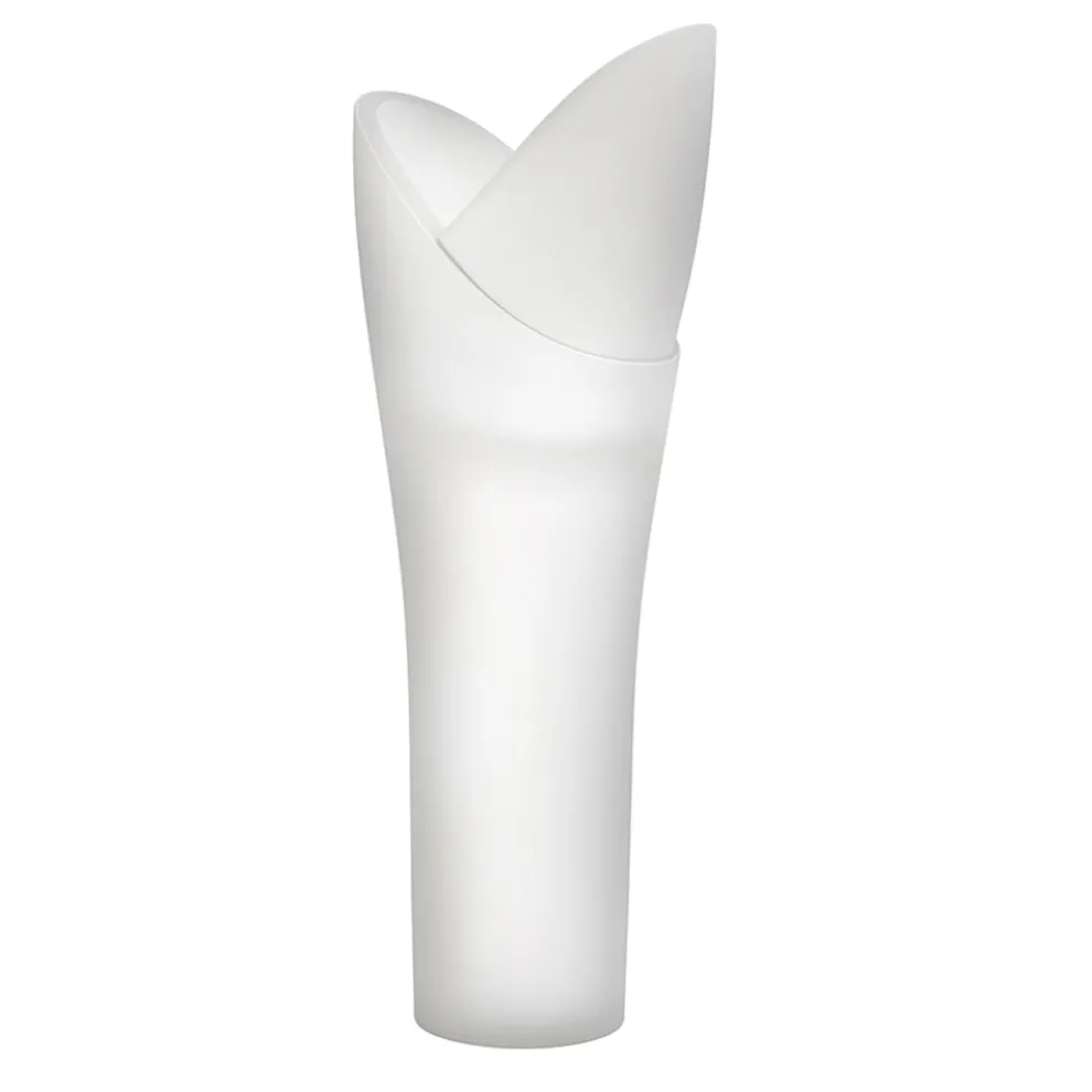 Leuchtende Außenvase aus weißem Polyethylen Made in Italy - Galileo
