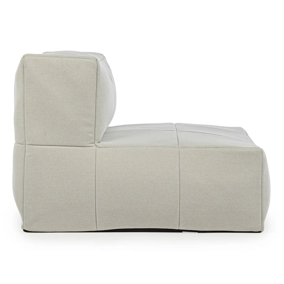 Outdoor-Sessel gepolstert in abnehmbarem Stoff, Homemotion - Lydia