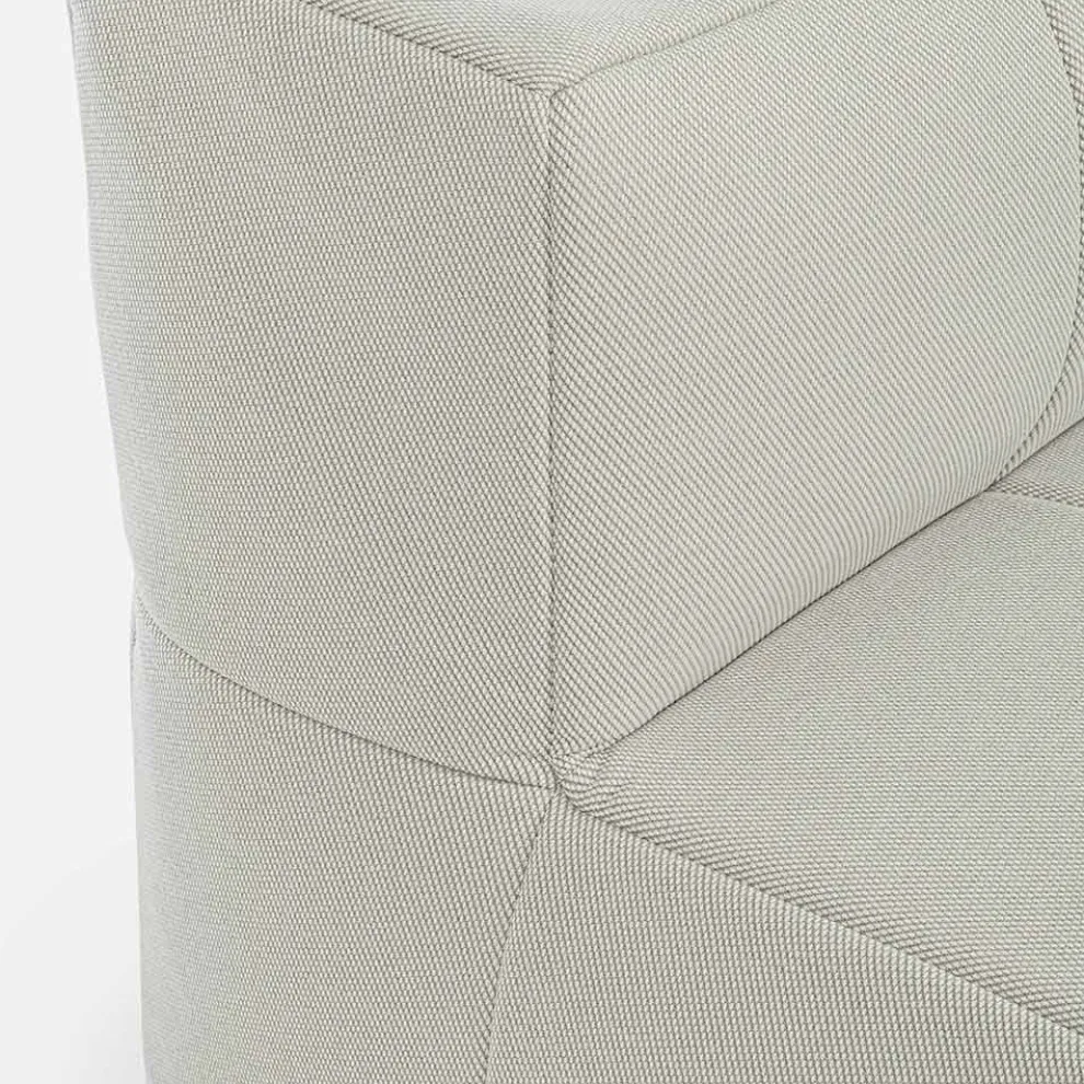 Outdoor-Sessel gepolstert in abnehmbarem Stoff, Homemotion - Lydia