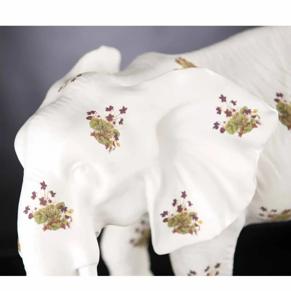 Handgefertigte Keramik-Statue in Elefantenform Made in Italy - Infanterist