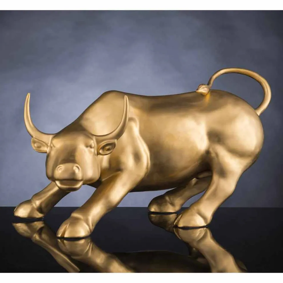 Handgefertigte Keramikstatue in Bullenform Made in Italy - Bulino