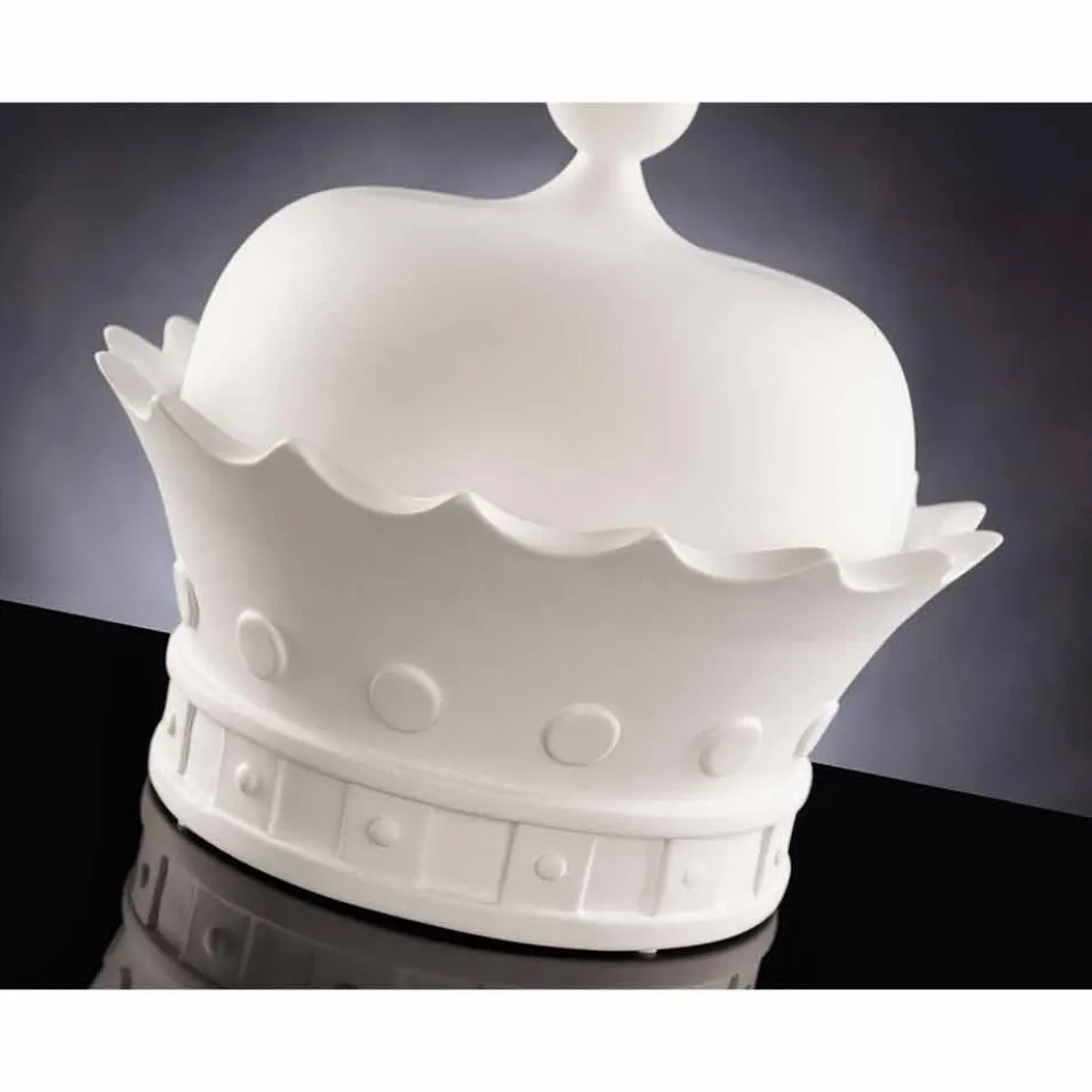 Handgefertigtes Keramik-Ornament in Form einer Krone Made in Italy - Kingo