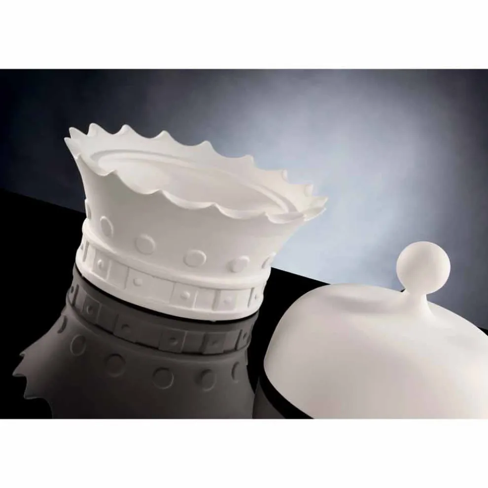 Handgefertigtes Keramik-Ornament in Form einer Krone Made in Italy - Kingo