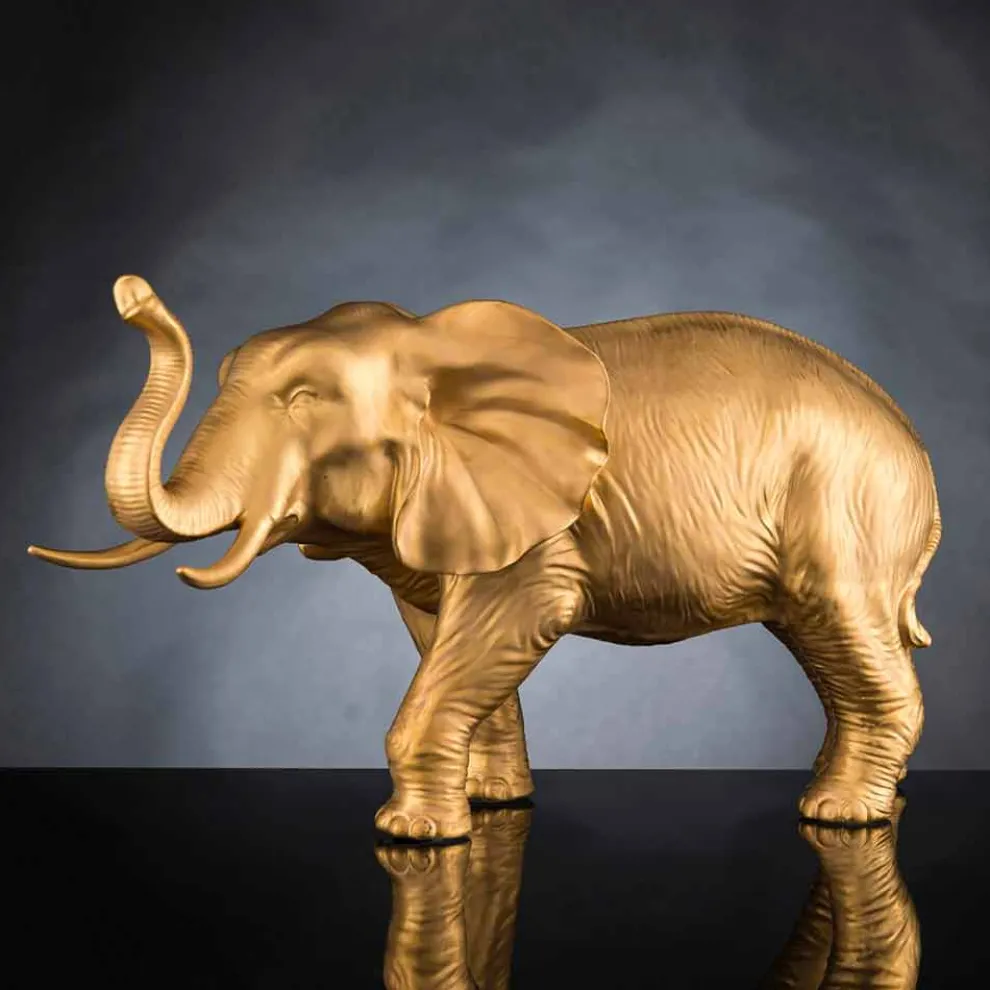 Handgefertigtes Keramikornament in Elefantenform Made in Italy - Fante