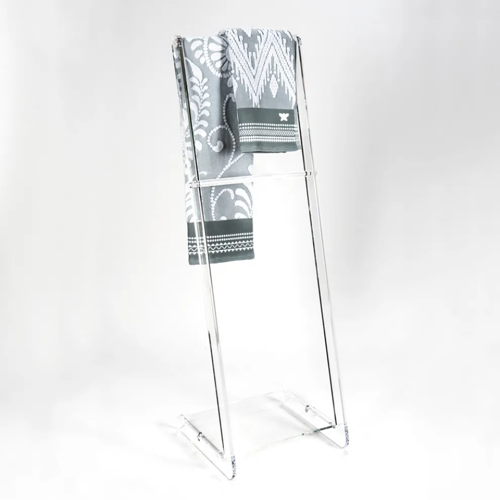 Handtuchhalter aus PMMA-Plexiglas, hergestellt in Italien – Tarzan