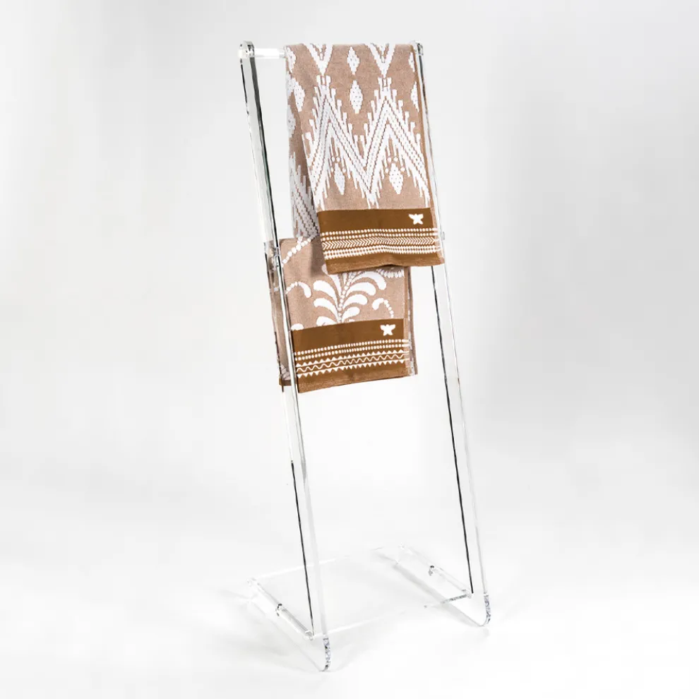 Handtuchhalter aus PMMA-Plexiglas, hergestellt in Italien – Tarzan