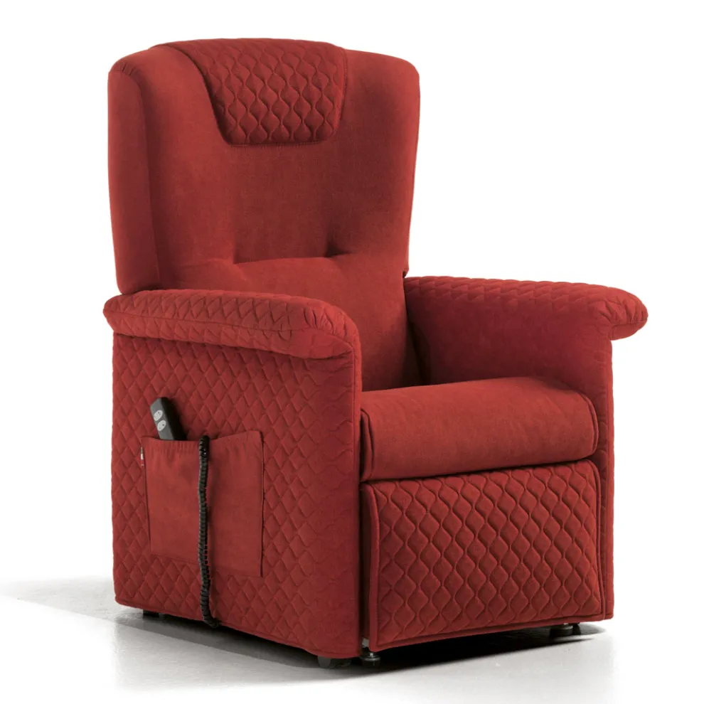 Hebestuhl mit 2 Motoren und Hebe-/Entspannungs-/Bettfunktionen, hergestellt in Italien – Giorgia