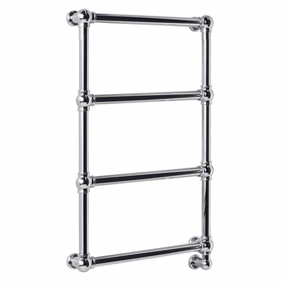Heizkörper Chrom Handtuchwärmer Chrom aus klassischem Messing 200 W - Caesar