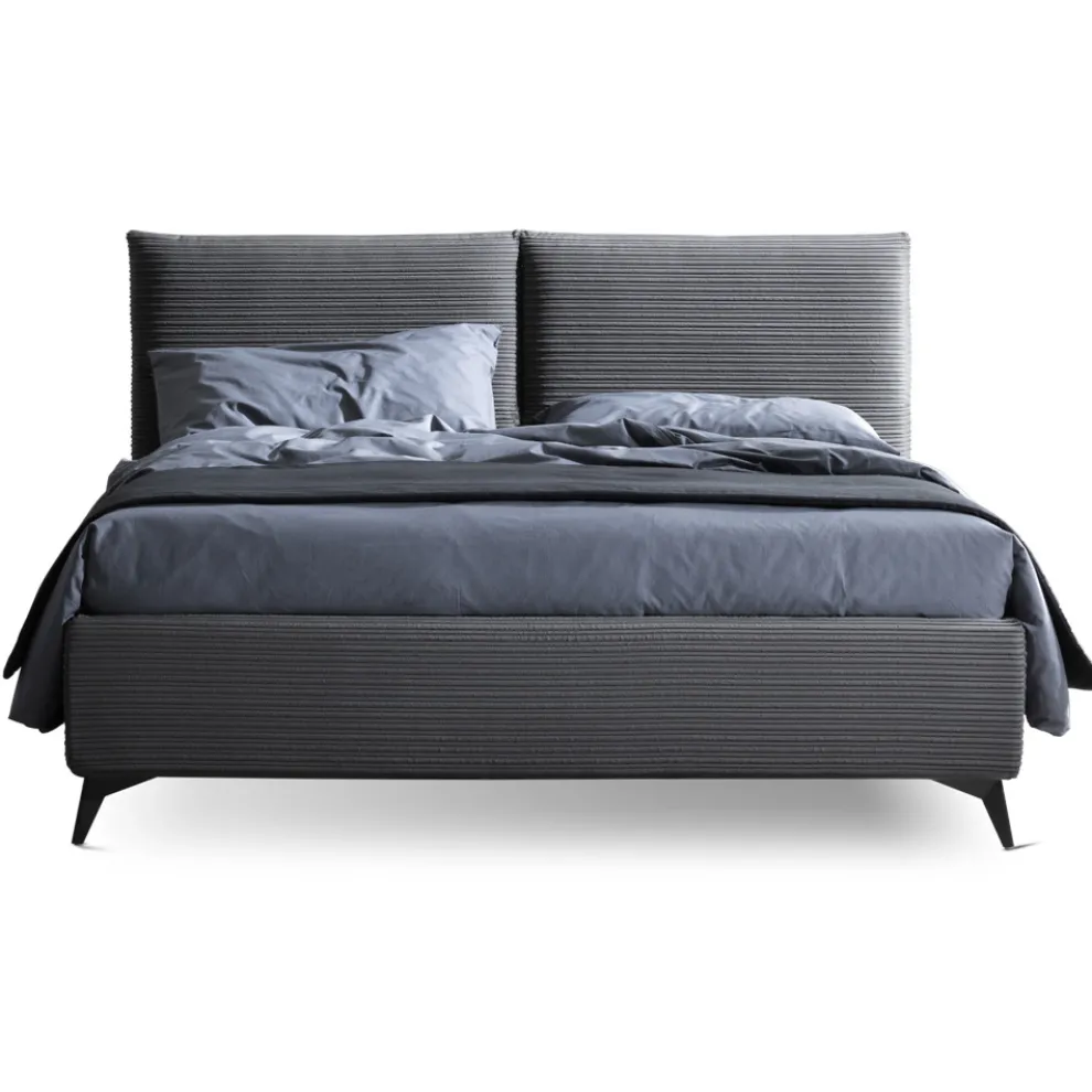 Doppelbett 160x190 mit kissenförmiger Polsterung - Brezze