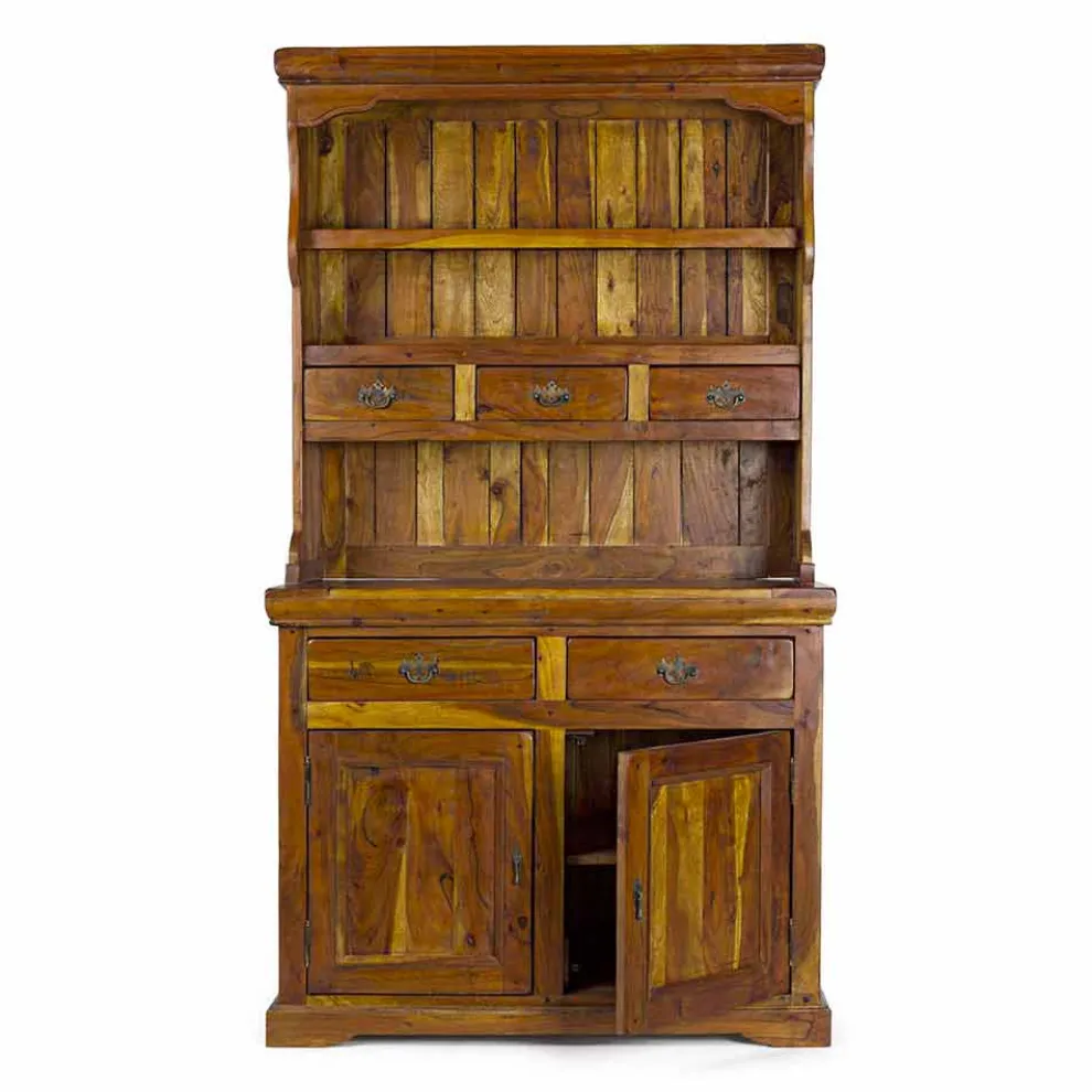 High Classic Style Sideboard mit massiver Akazienholzstruktur - Umami