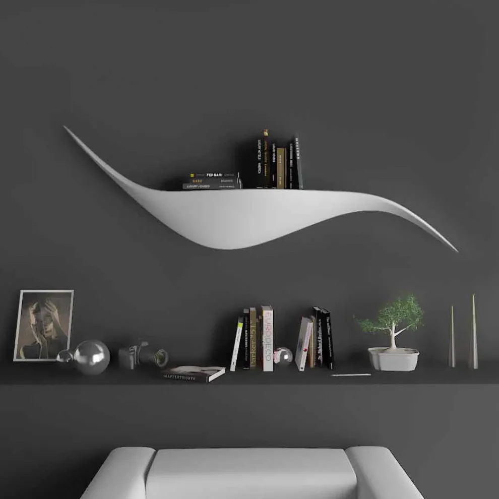 Wandregal mit einem modernem Design made in Italy, Tuscania