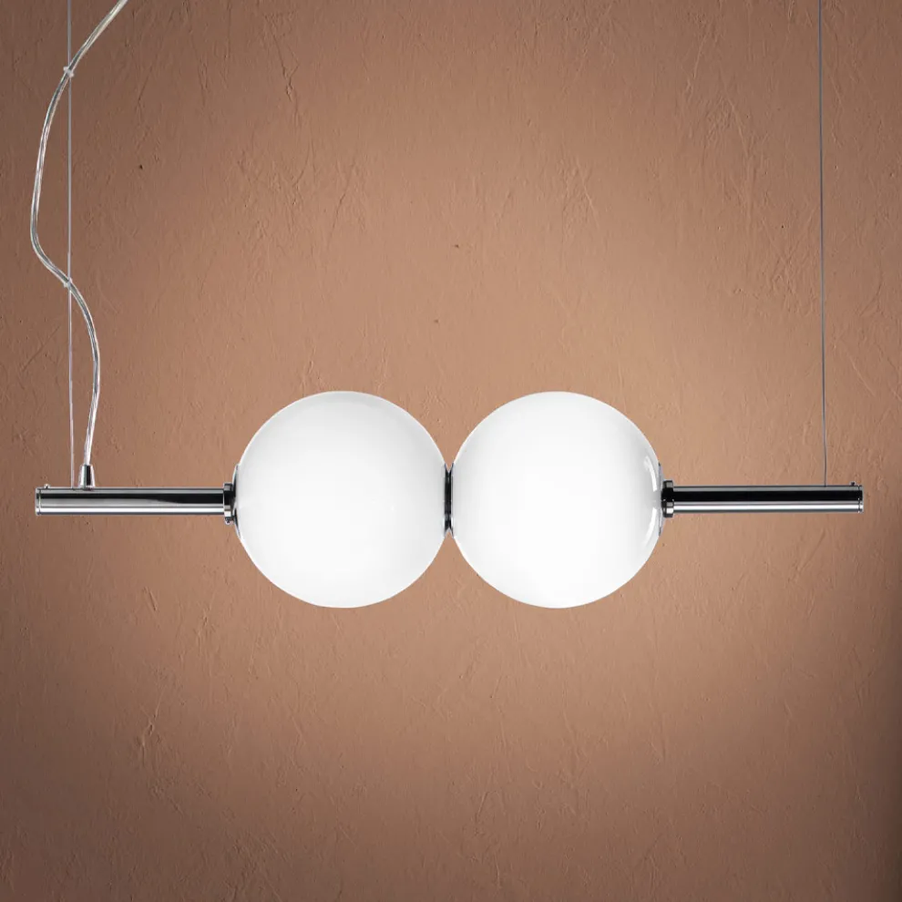 Hängelampe aus mundgeblasenem venezianischem Glas - Jupiter