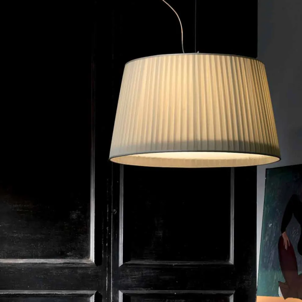 Hängelampe in modernem Design aus Seide Bamboo