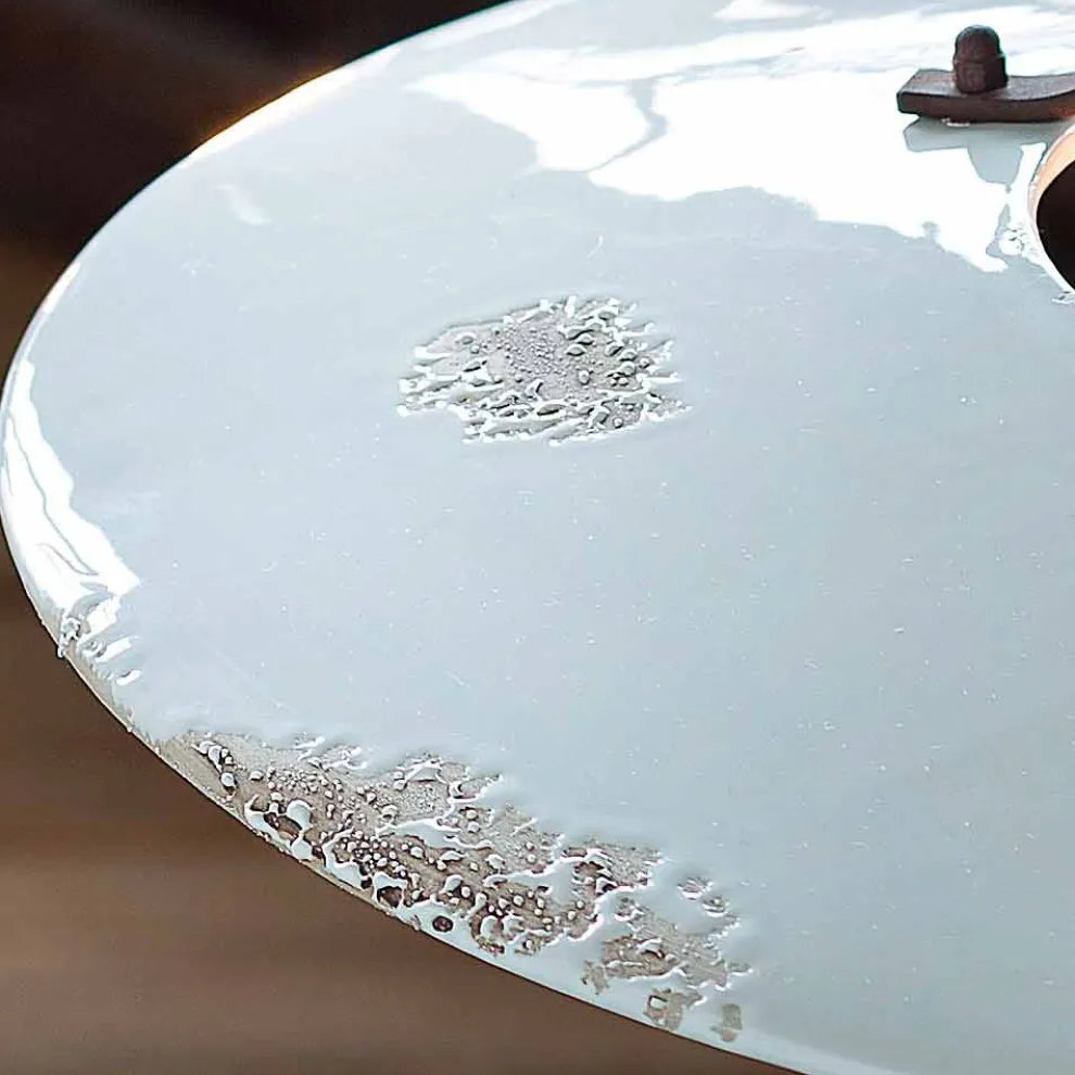 Hängeleuchte aus Keramik und Metall Country Emily Ferroluce