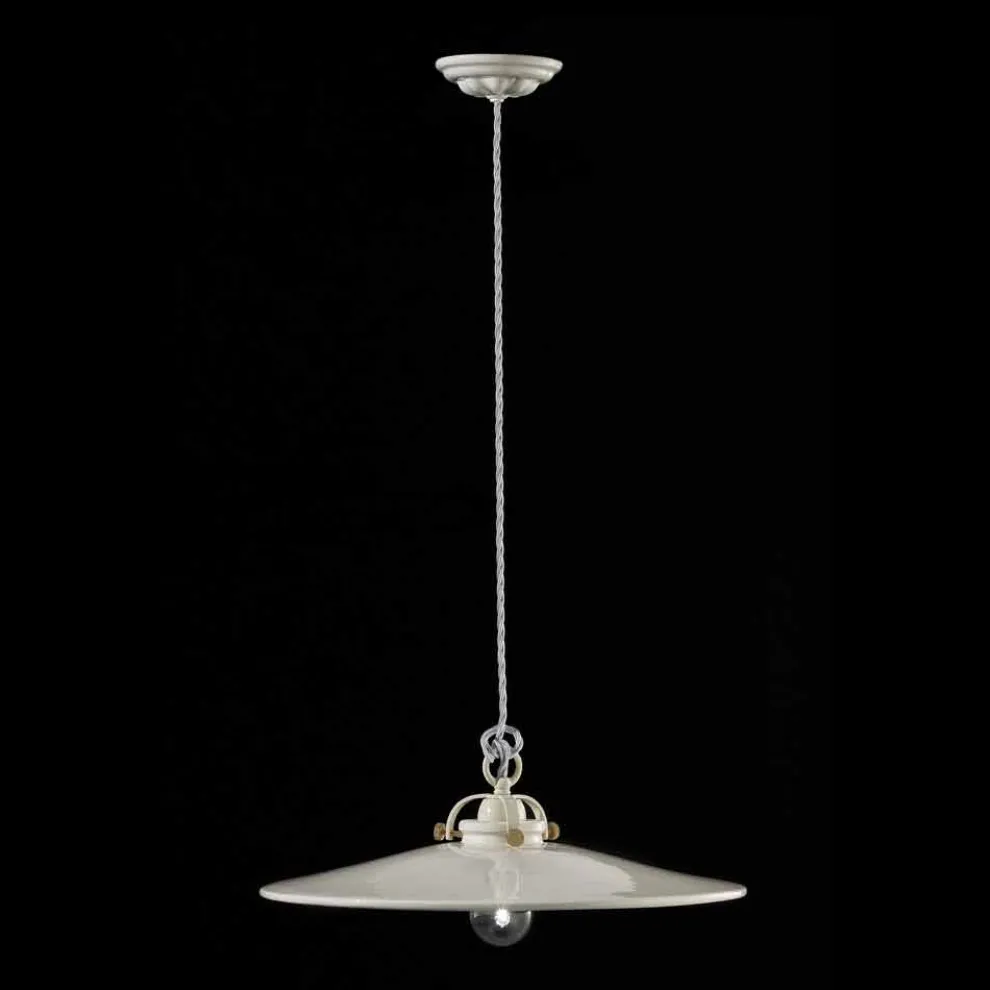 Hängeleuchte im Vintage Design aus Keramik Betty Ferroluce