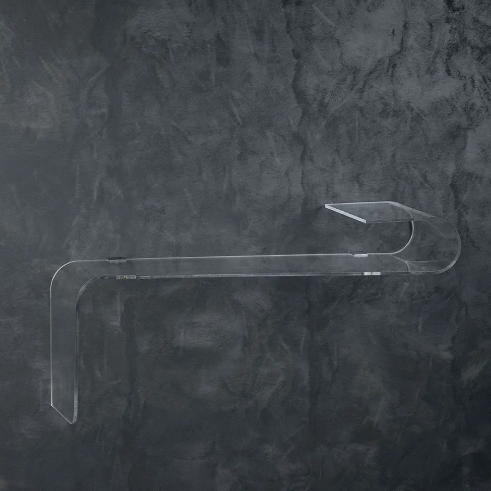 Hängende Wandkonsole in transparentem Design Acrylglas - Cesarea