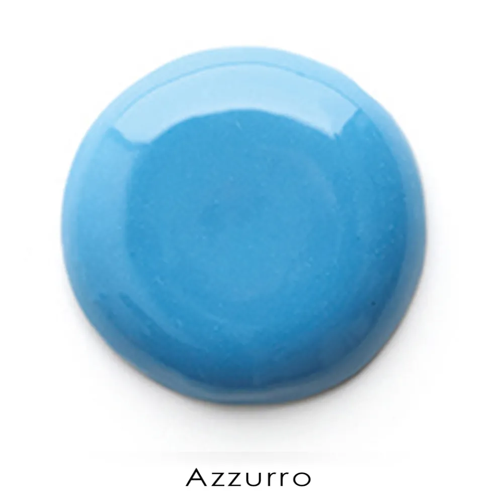 Hängendes Badezimmer-Waschbecken aus weißer und farbiger Keramik 42 cm - Meridiano