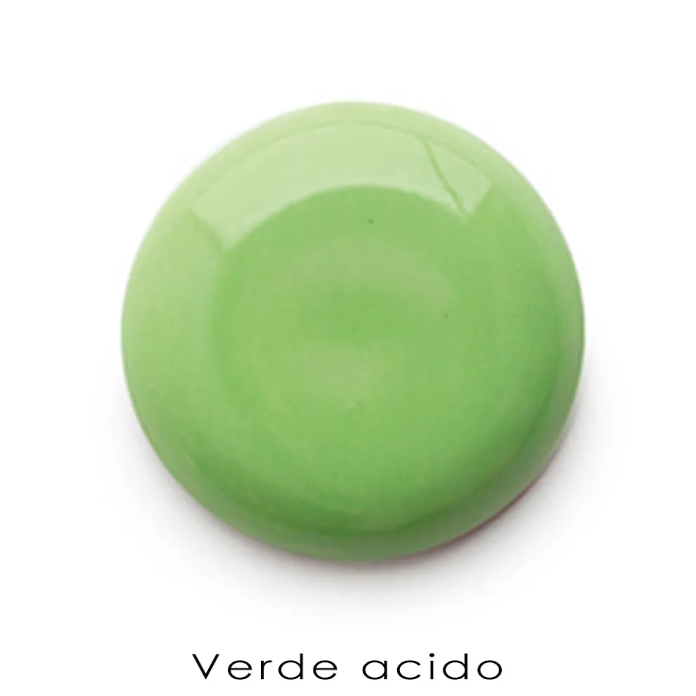 Hängendes Badezimmer-Waschbecken aus weißer und farbiger Keramik 42 cm - Meridiano