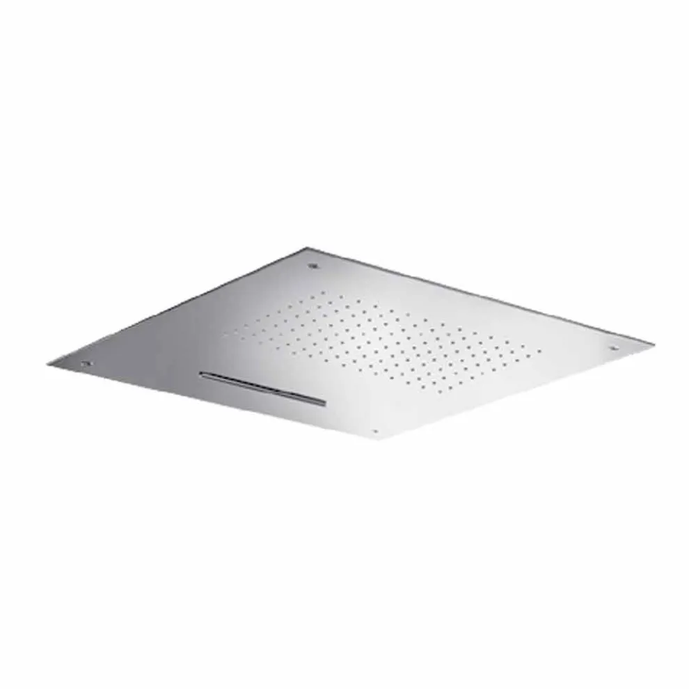 Hochwertiger quadratischer Duschkopf aus Edelstahl Made in Italy - Nello