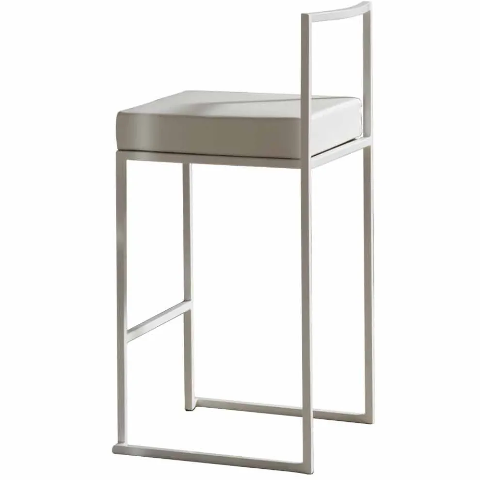 Hocker aus Kunstleder H 65 cm, modernens Design - Alina