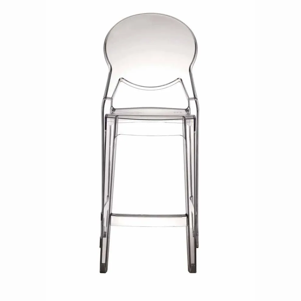 Hocker aus Polycarbonat durchsichtig modern Bosa