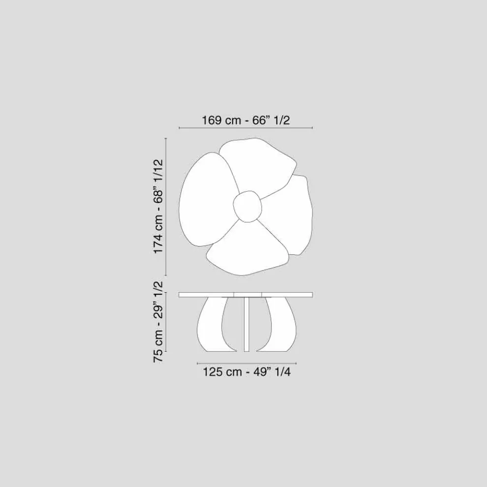 Holztisch gebürstet Andy