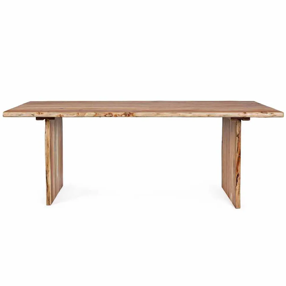 Homemotion Modern Acacia Wood Esstisch - Pinco