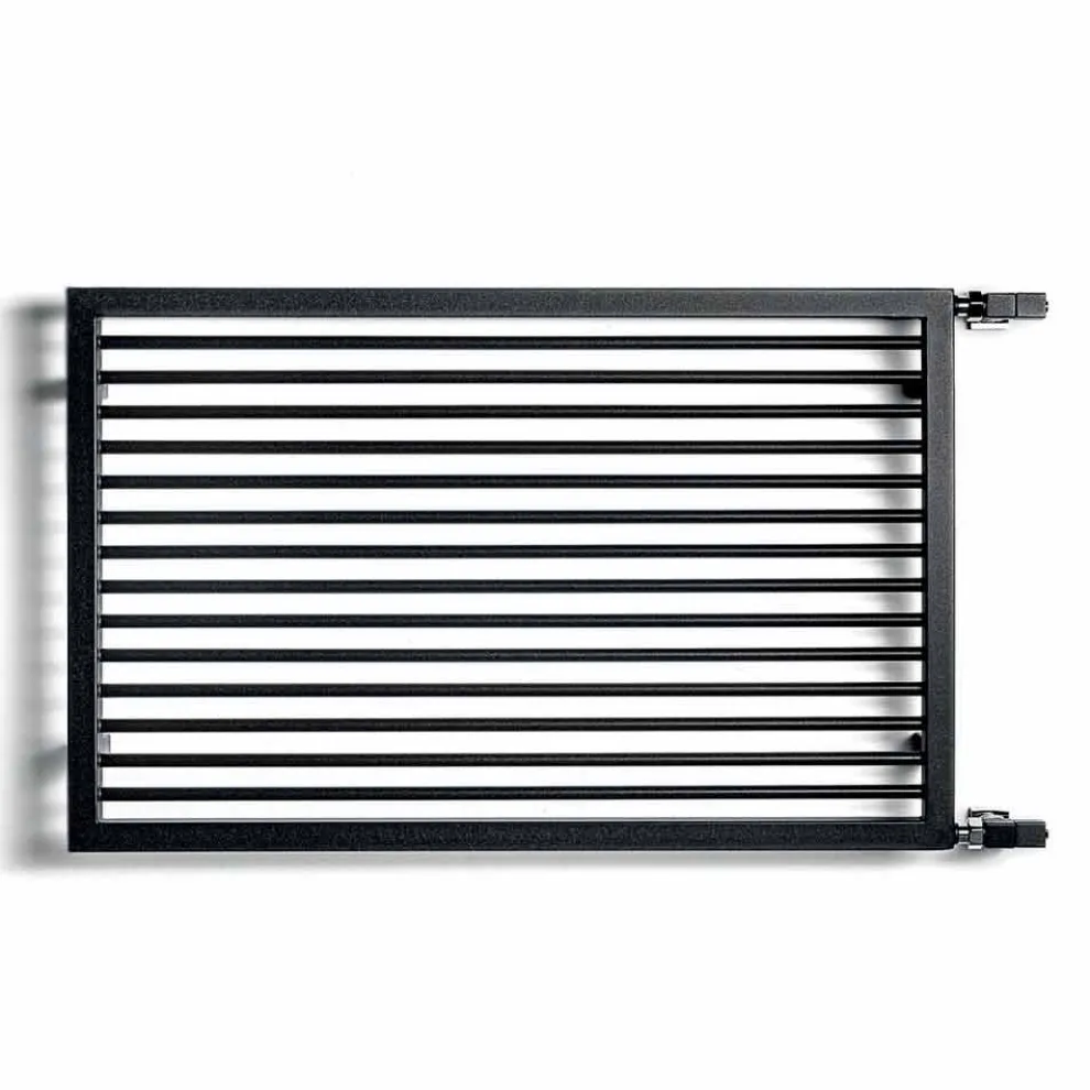 Horizontaler hydraulischer Handtuchwärmer aus Graphitstahl - Shadow von Scirocco