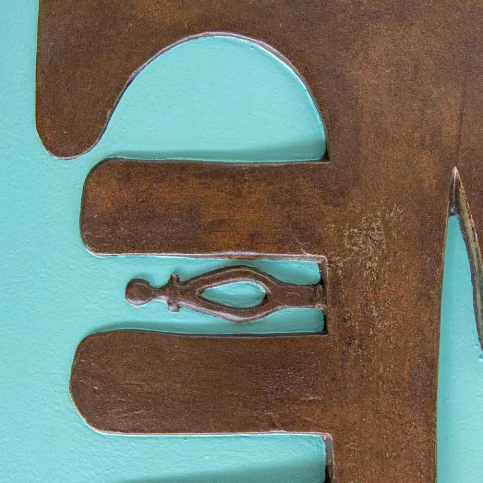 Hydraulischer Heizkörper aus recyceltem Marmorpulver. Made in Italy - Venedig