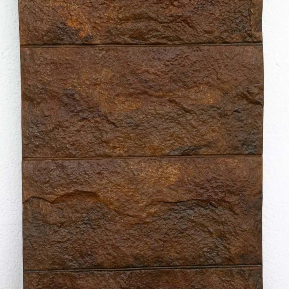 Hydraulischer Heizkörper in italienischem Marmorpulver Corten-Finish - Terraa