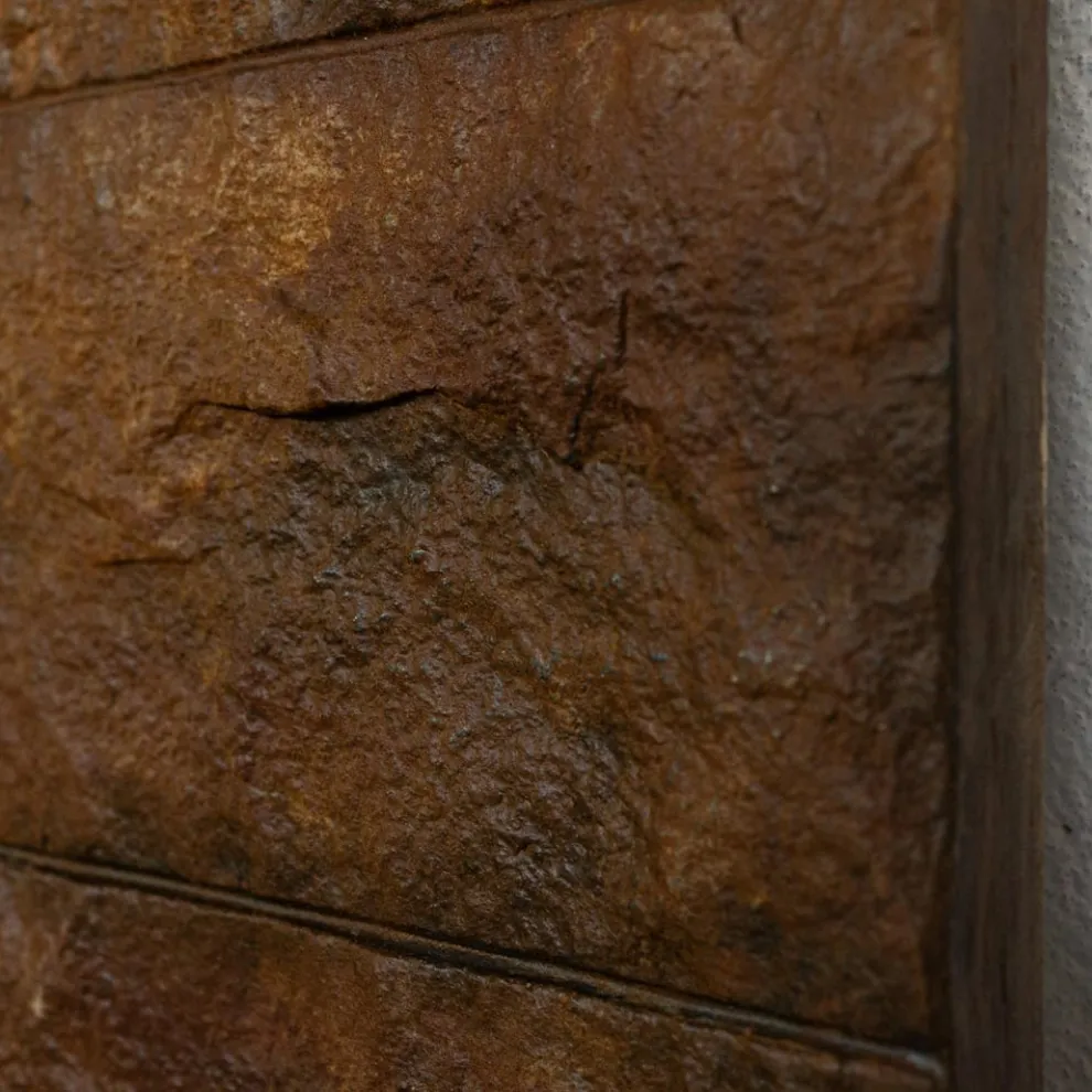 Hydraulischer Heizkörper in italienischem Marmorpulver Corten-Finish - Terraa