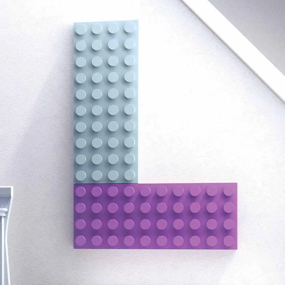 Hydraulischer Heizkörper Lego in modernem Design Brick Scirocco H