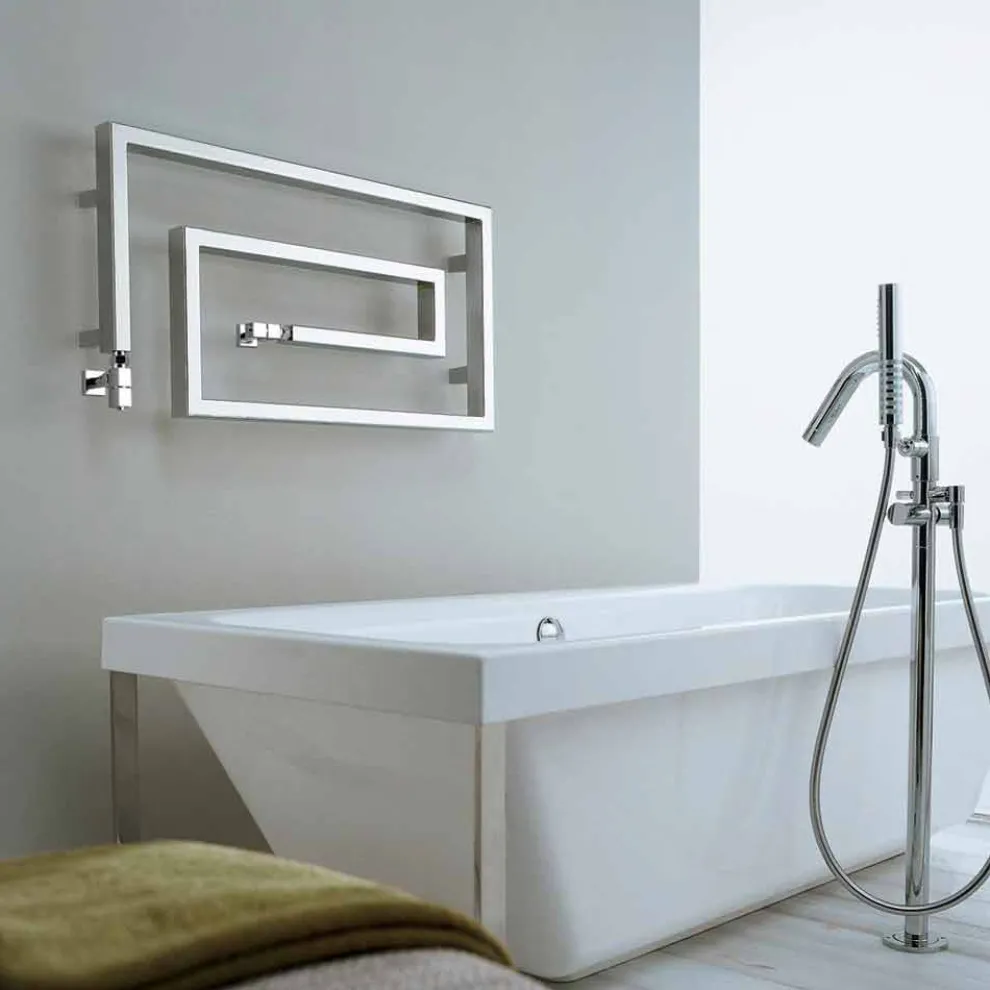 Hydraulischer Heizkörper verchromt Snake von Scirocco H