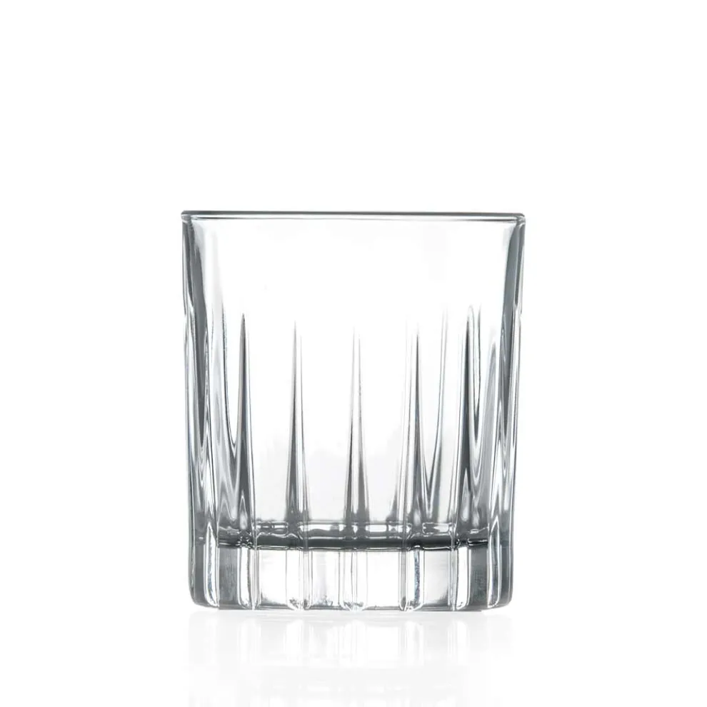 12 Likörgläser aus Öko-Kristall mit linearen Designdekorationen - Senzatempo