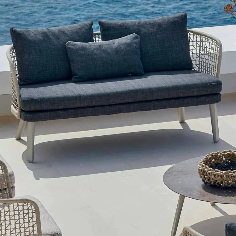 Modernes 2-Sitzer Gartensofa gepolstert Varaschin Emma