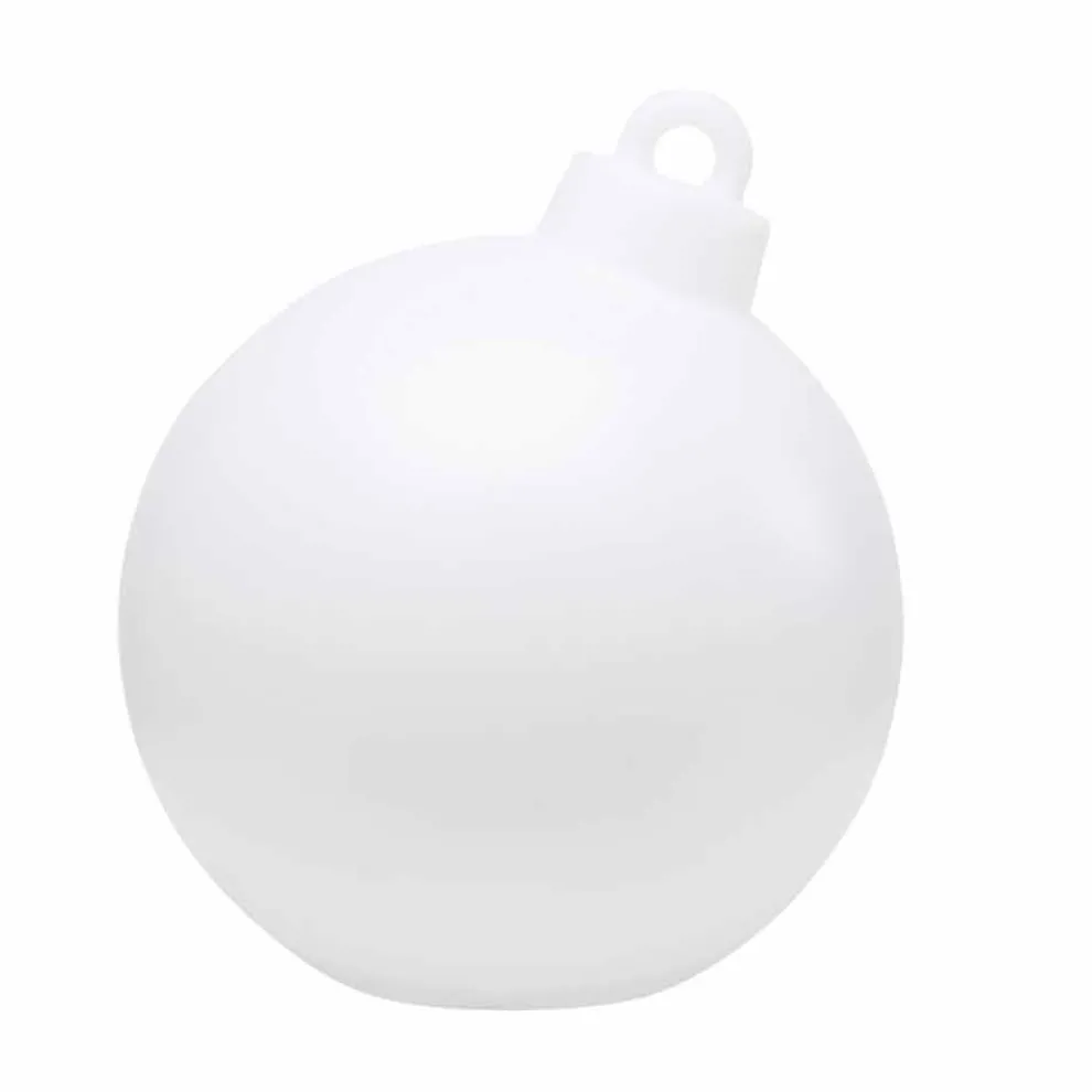 Innen- oder Außendekor Lampe Roter, weißer Weihnachtsball - Pallastar