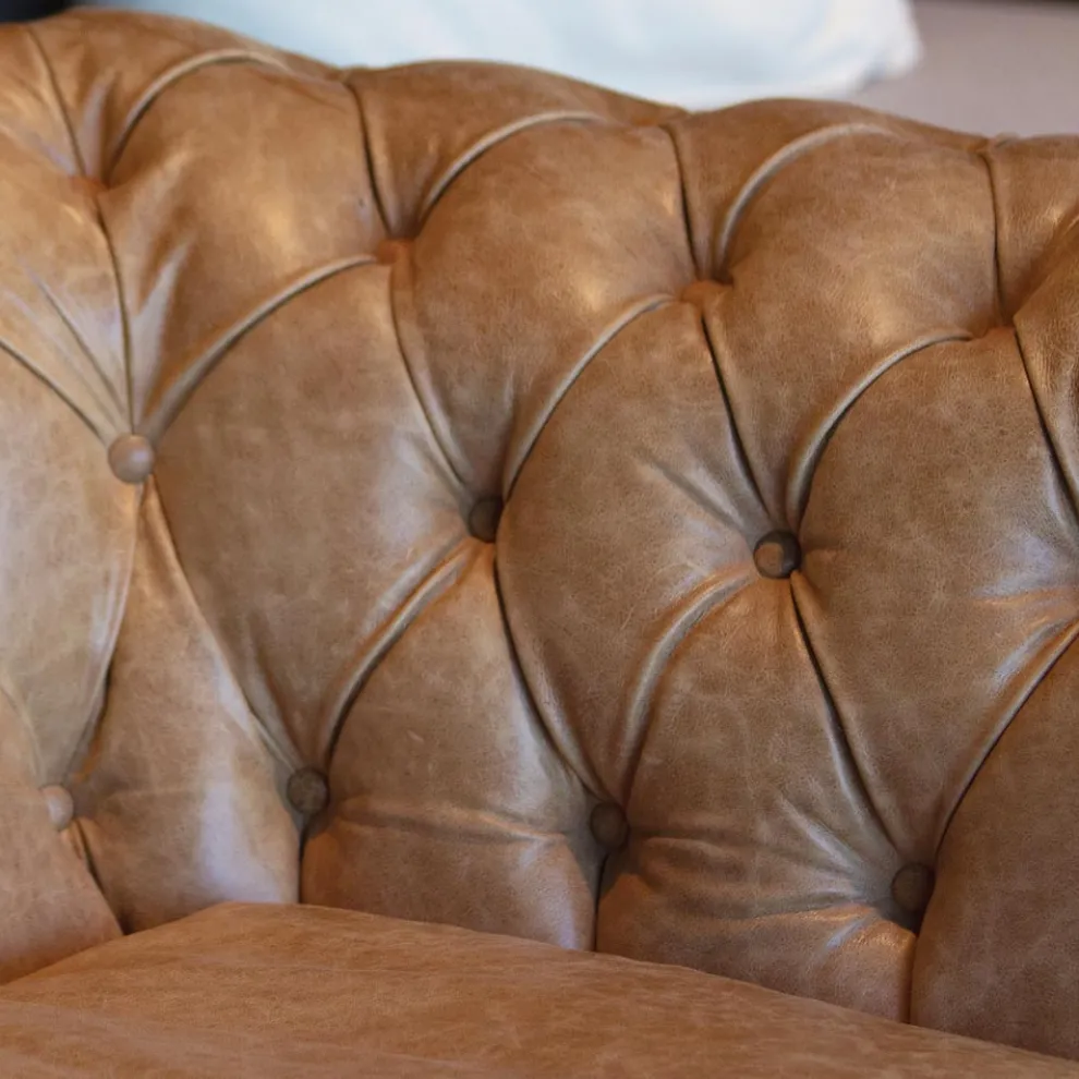 Innensofa mit Holzfüßen und Metallrädern Made in Italy - Giocoso