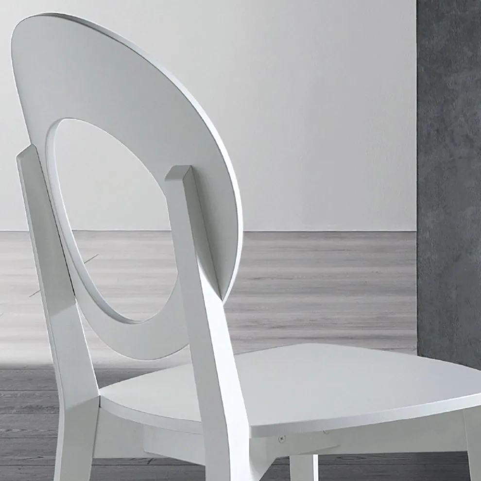 Italienischer Design-Küchenstuhl aus massivem Buchenholz - Marrine