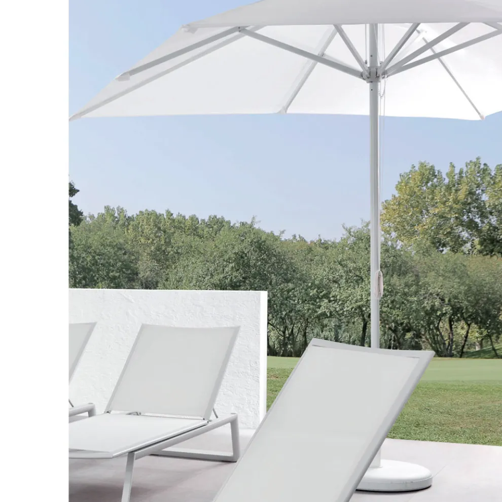 Sonnenschirm für den Außenbereich mit Aluminiumstruktur und Acrylgewebe - Jayce
