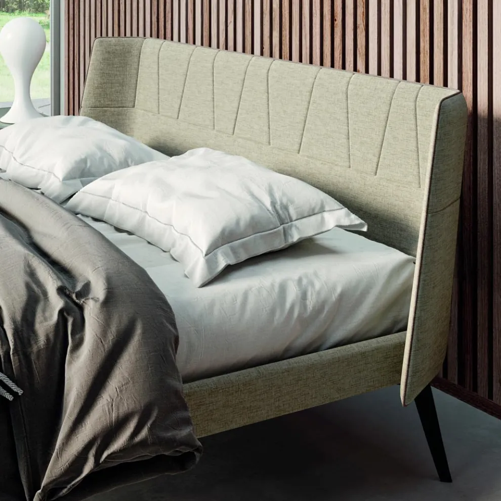 Schlafzimmer mit 4 Elementen Moderner Stil Made in Italy Hohe Qualität - Minorco